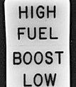 High Fuel/Boost low