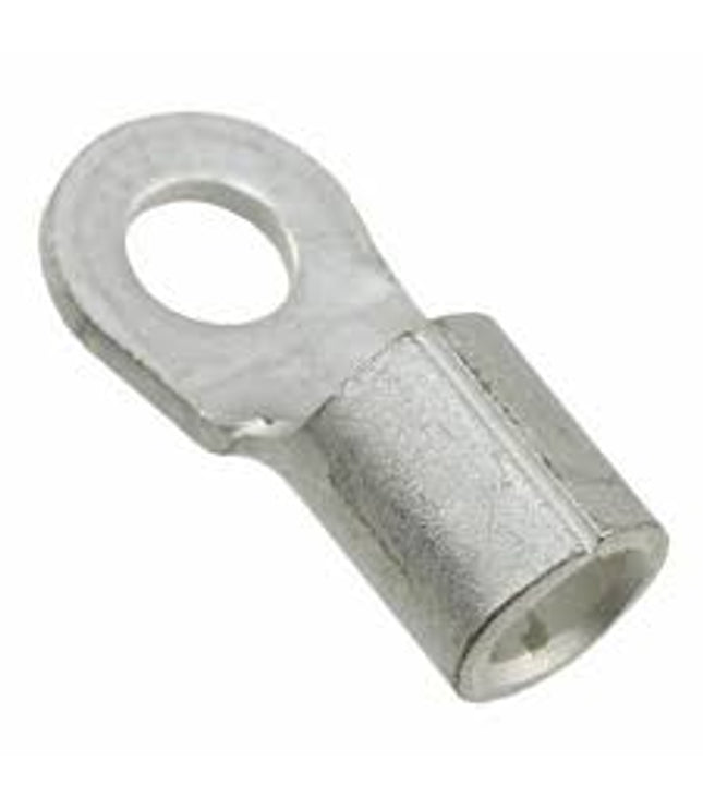 8-33457-1 Ring Terminals & Spade Terminals, Ring Tongue, 12 – 10AWG Wire Size, 3 – 6mm² Wire Size, 5180 – 13100CMA Wire Size, #10, Stud Diameter 5 mm [.197 in].